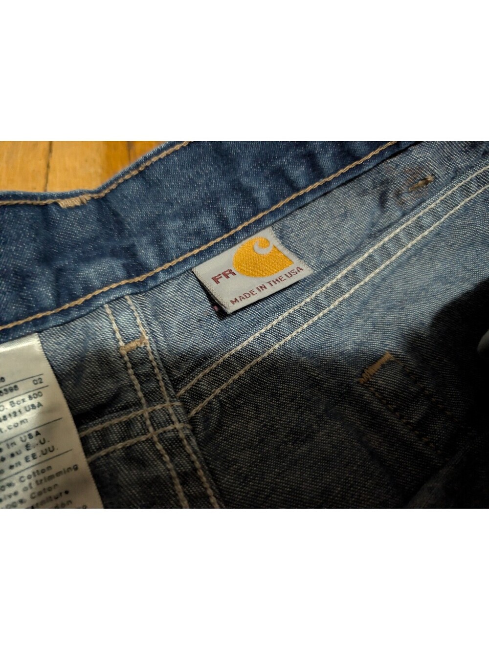 Carhartt Relaxed Fit Denim Jeans 36x34 Made in USA - Picture 2 of 10